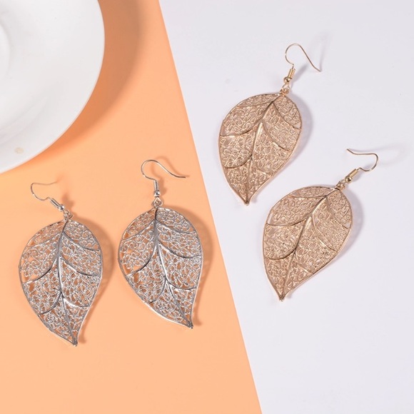 NEW!๐๐๐BIG! GOLDEN! STATEMENT LEAF DROPS!๐๐๐ - Picture 5 of 8